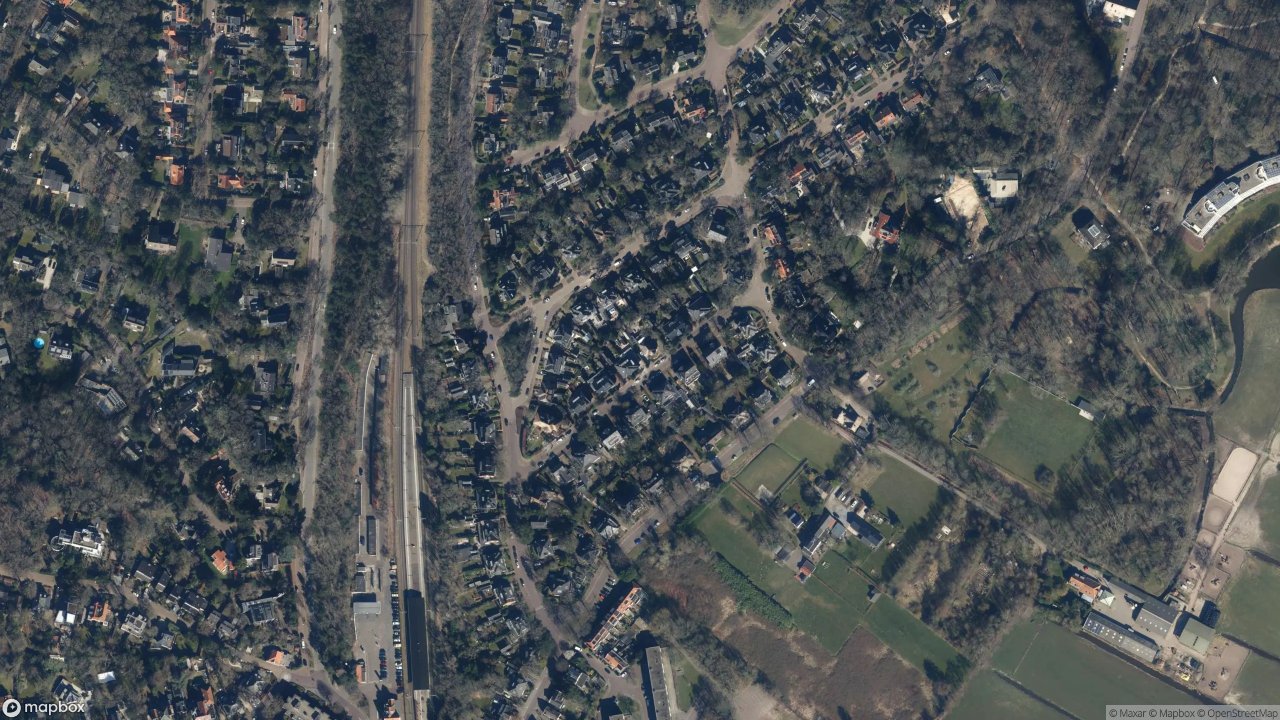 Satellietfoto 2082HG Santpoort-Zuid