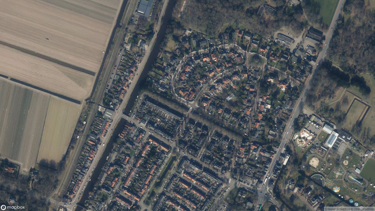 Satellietfoto 2121BH Bennebroek