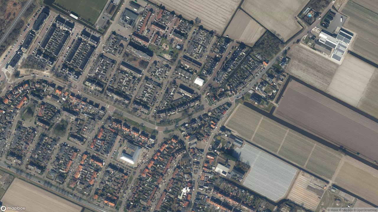 Satellietfoto 2191AK De Zilk