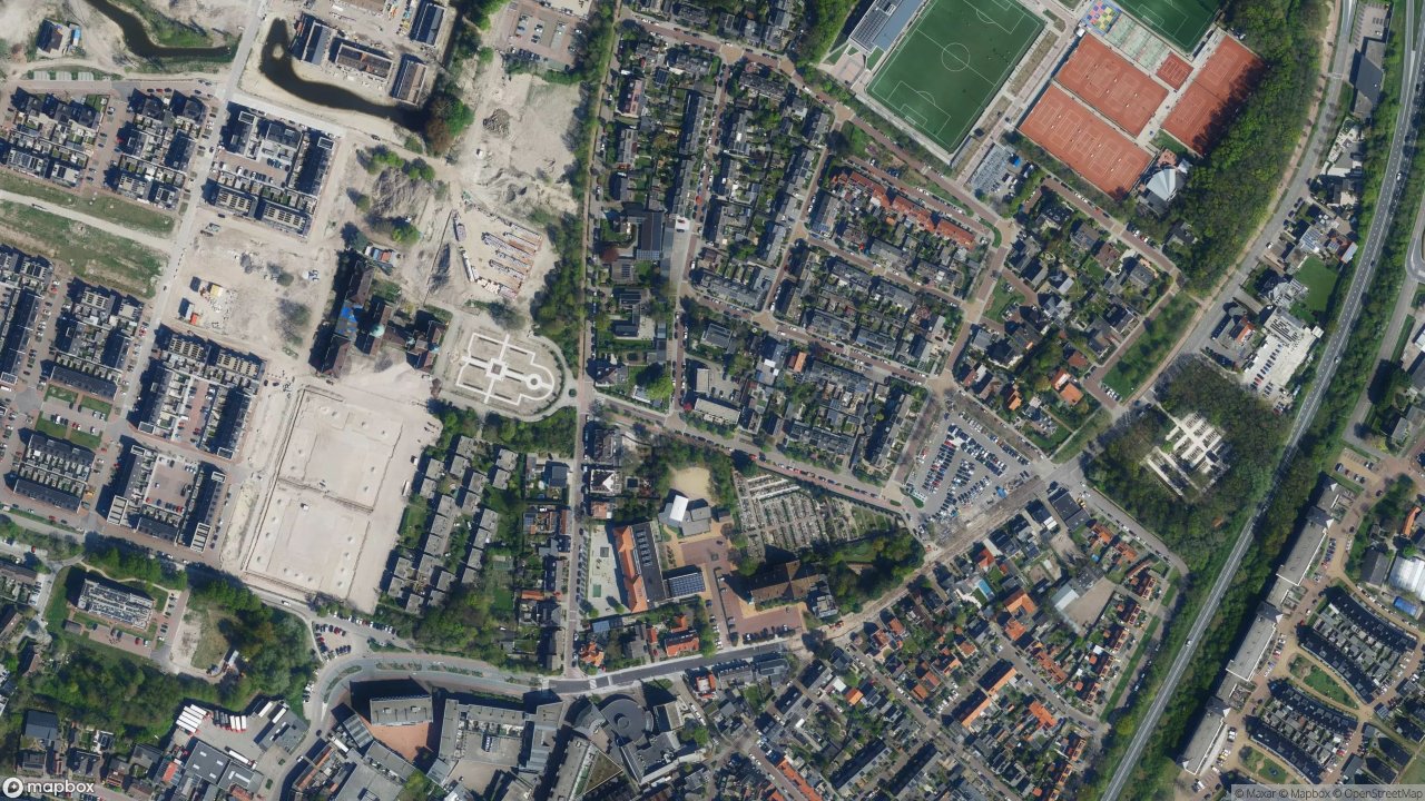 Satellietfoto 2211AK Noordwijkerhout