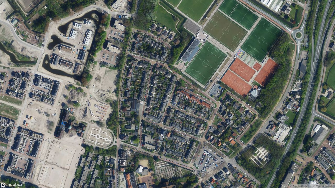 Satellietfoto 2211AX Noordwijkerhout