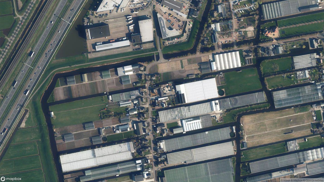 Satellietfoto 2371AC Roelofarendsveen