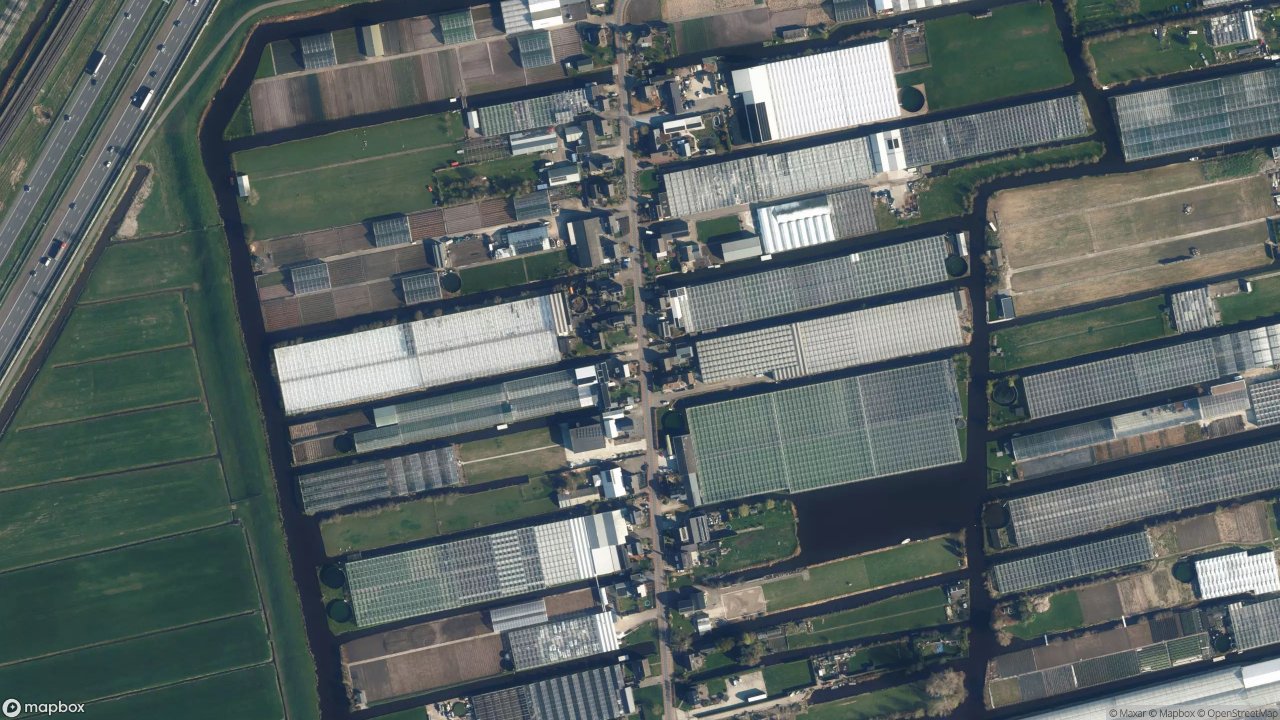 Satellietfoto 2371AD Roelofarendsveen