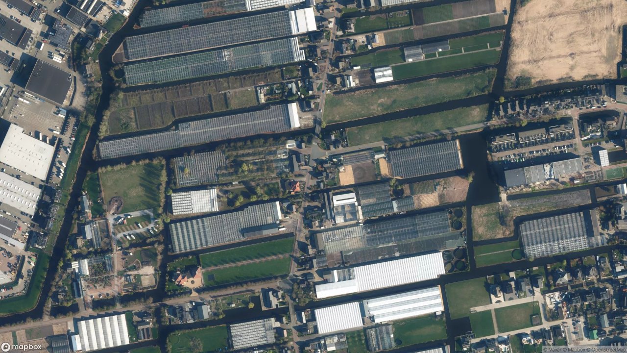 Satellietfoto 2371AL Roelofarendsveen