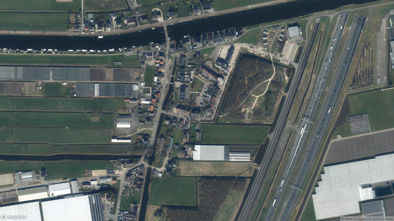 Satellietfoto 2376AD Nieuwe Wetering