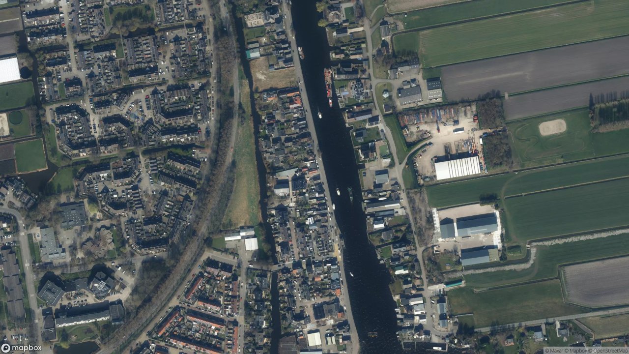 Satellietfoto 2377AL Oude Wetering