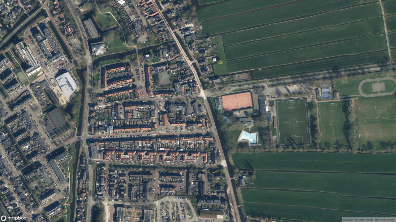 Satellietfoto 2381AE Zoeterwoude