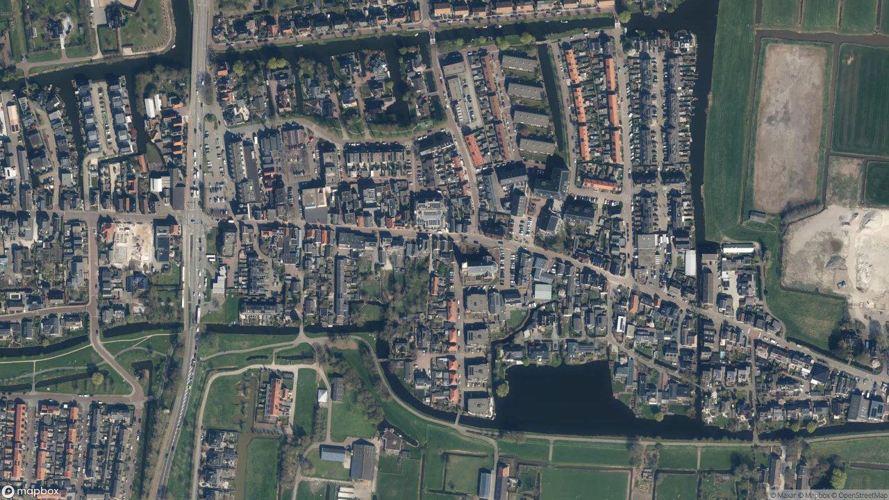 Satellietfoto 2391BK Hazerswoude-Dorp