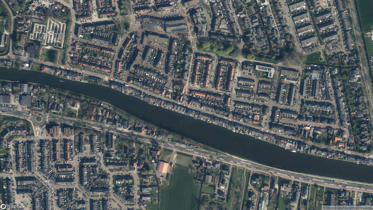 Satellietfoto 2396AG Koudekerk aan den Rijn