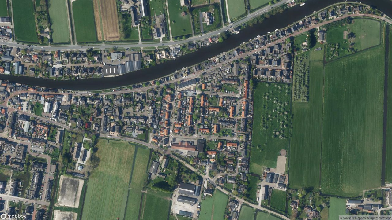 Satellietfoto 2415AK Nieuwerbrug aan den Rijn