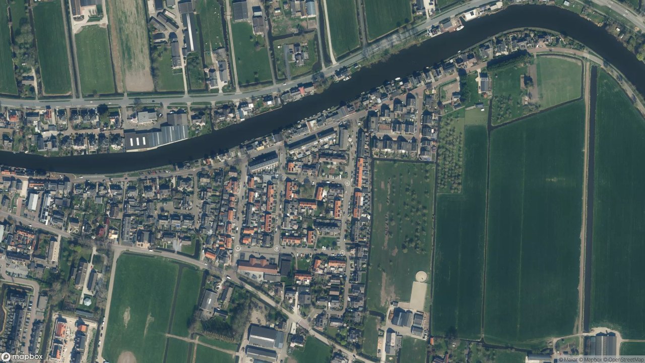 Satellietfoto 2415AL Nieuwerbrug aan den Rijn