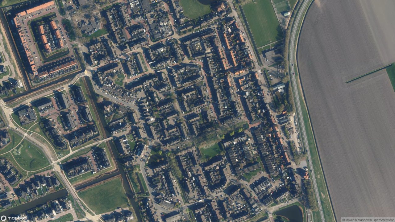 Satellietfoto 2441AM Nieuwveen