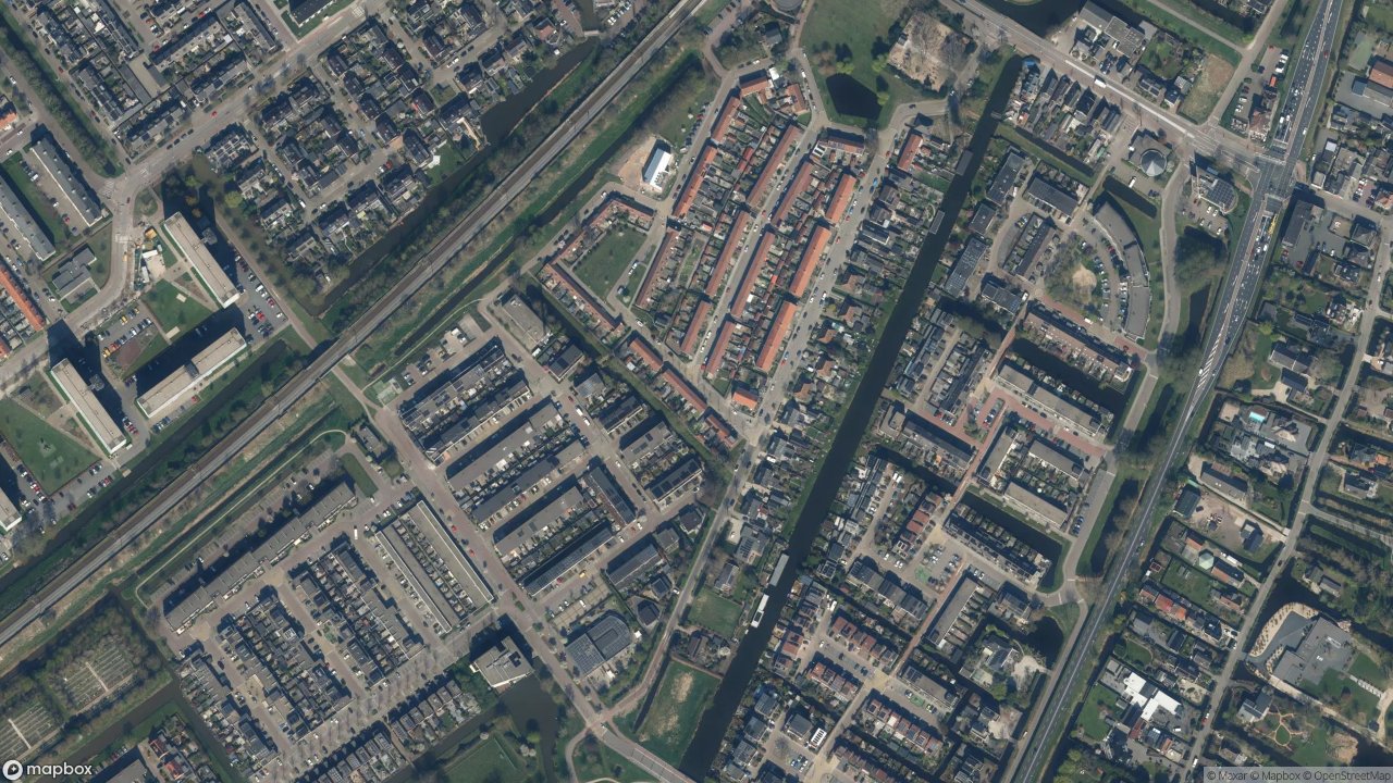 Satellietfoto 2911AJ Nieuwerkerk aan den IJssel