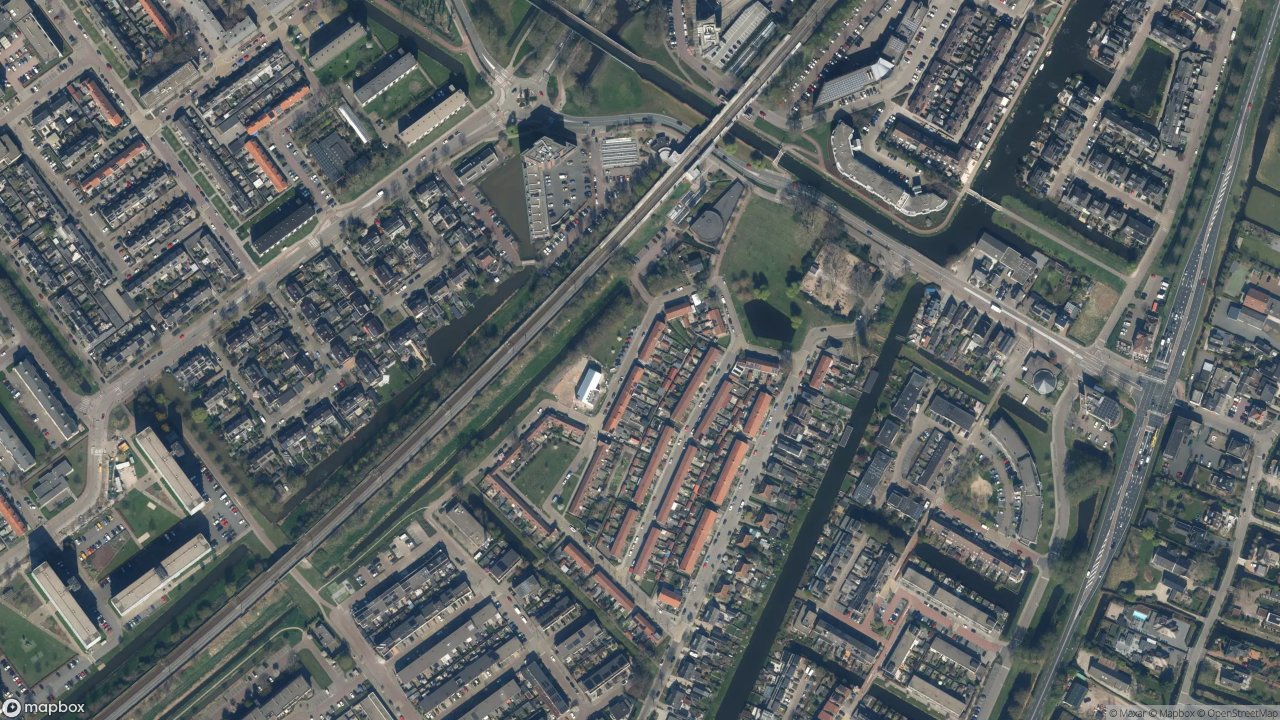 Satellietfoto 2911AN Nieuwerkerk aan den IJssel