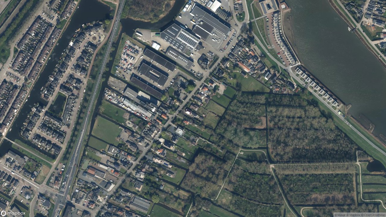 Satellietfoto 2911BH Nieuwerkerk aan den IJssel