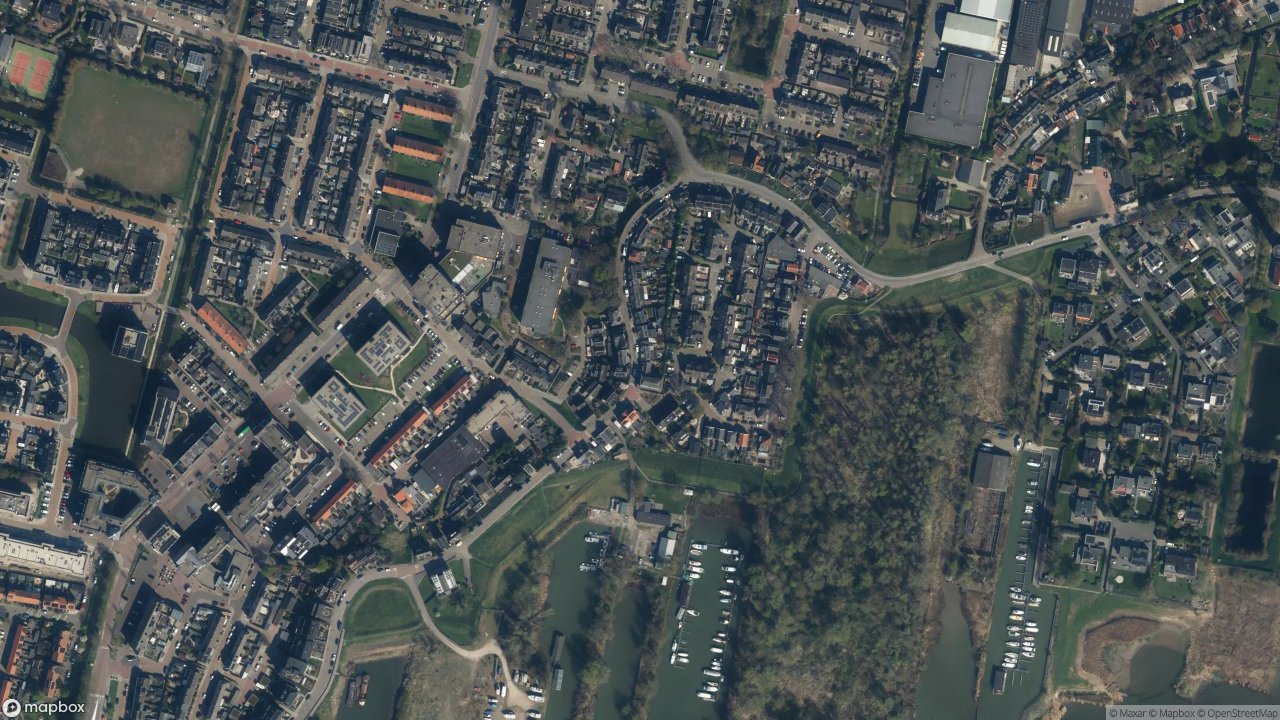 Satellietfoto 2931AS Krimpen aan de Lek