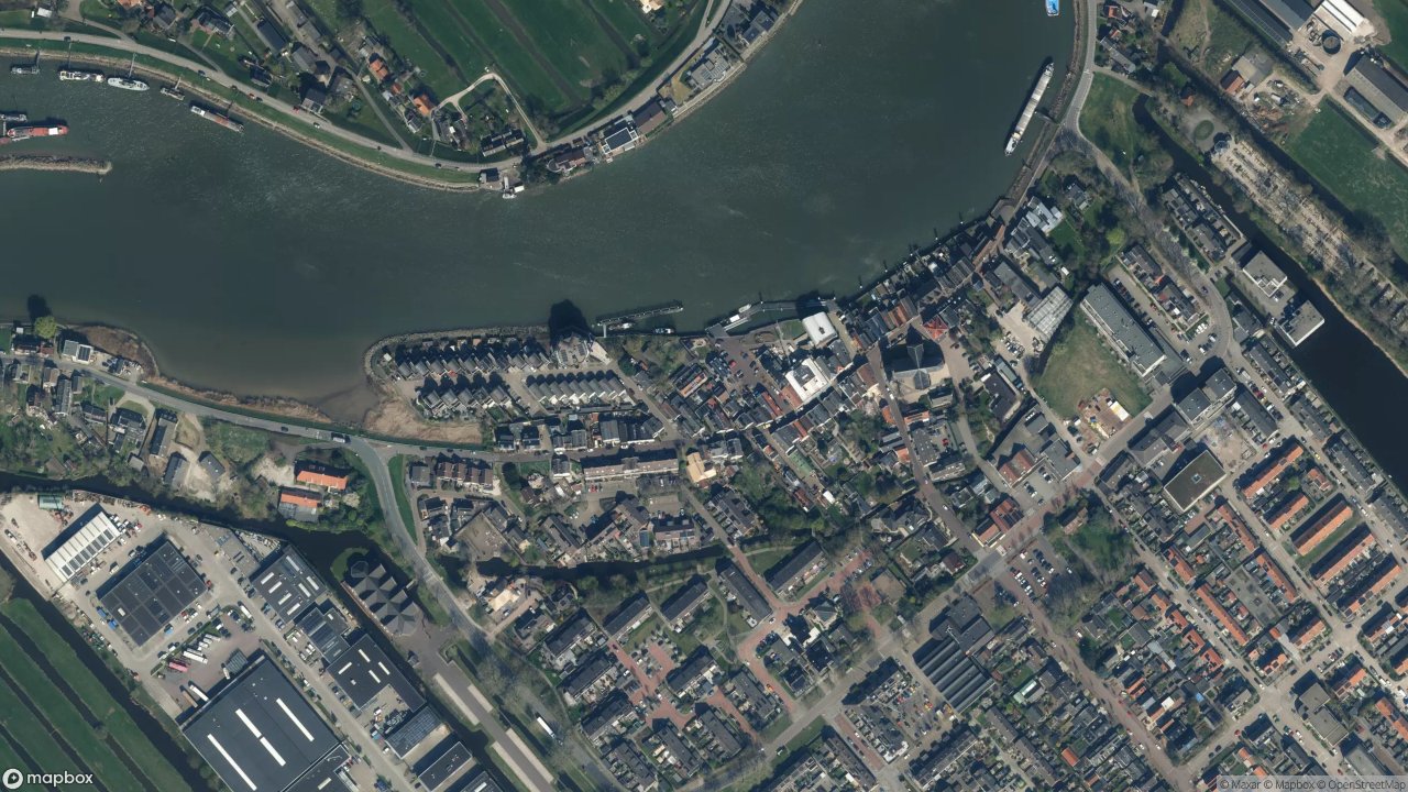 Satellietfoto 2935AD Ouderkerk aan den IJssel