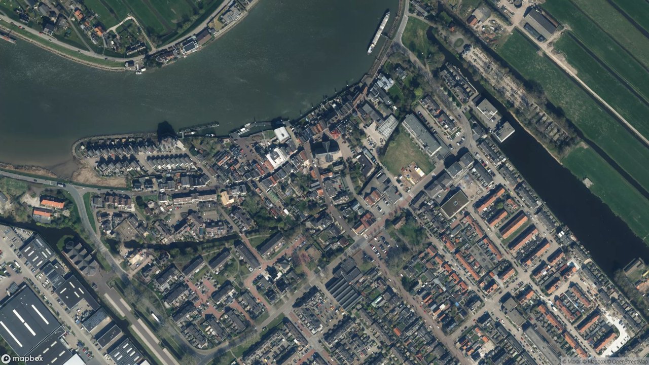 Satellietfoto 2935AE Ouderkerk aan den IJssel