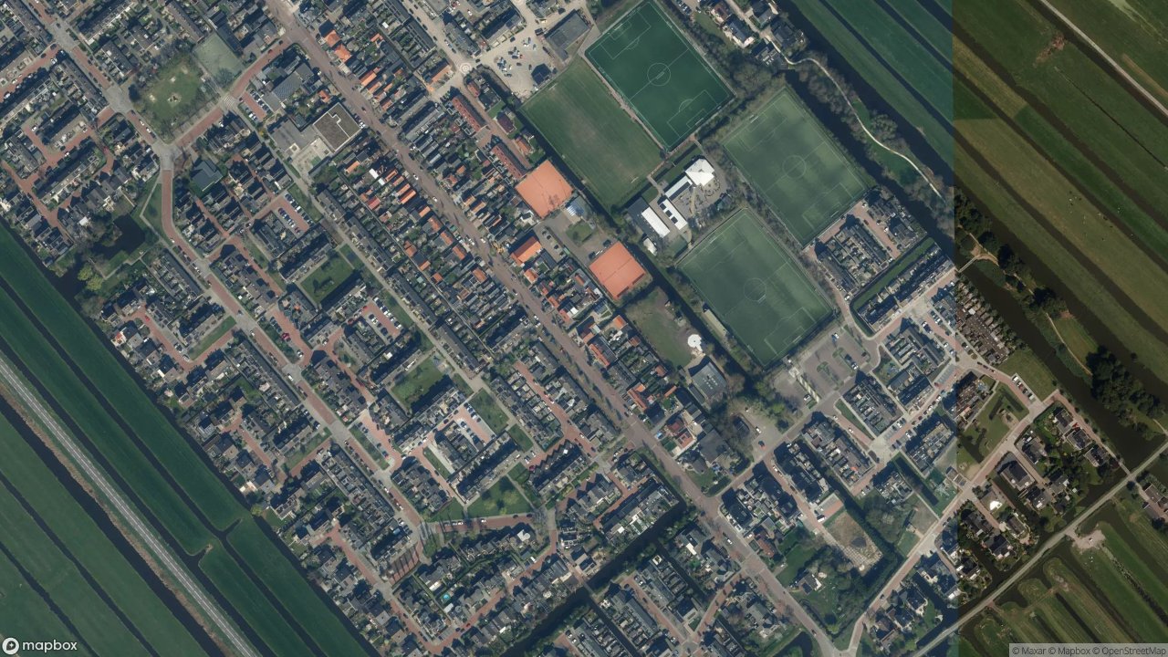 Satellietfoto 2935AH Ouderkerk aan den IJssel