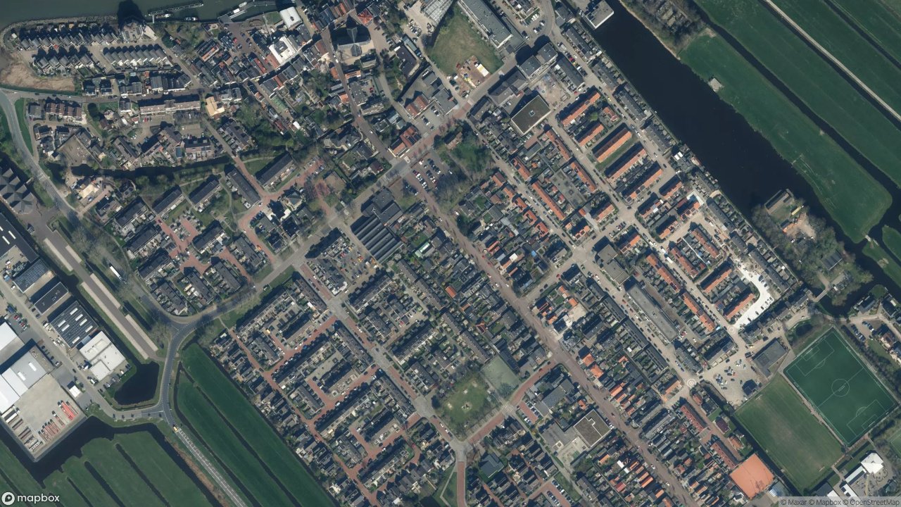 Satellietfoto 2935AJ Ouderkerk aan den IJssel