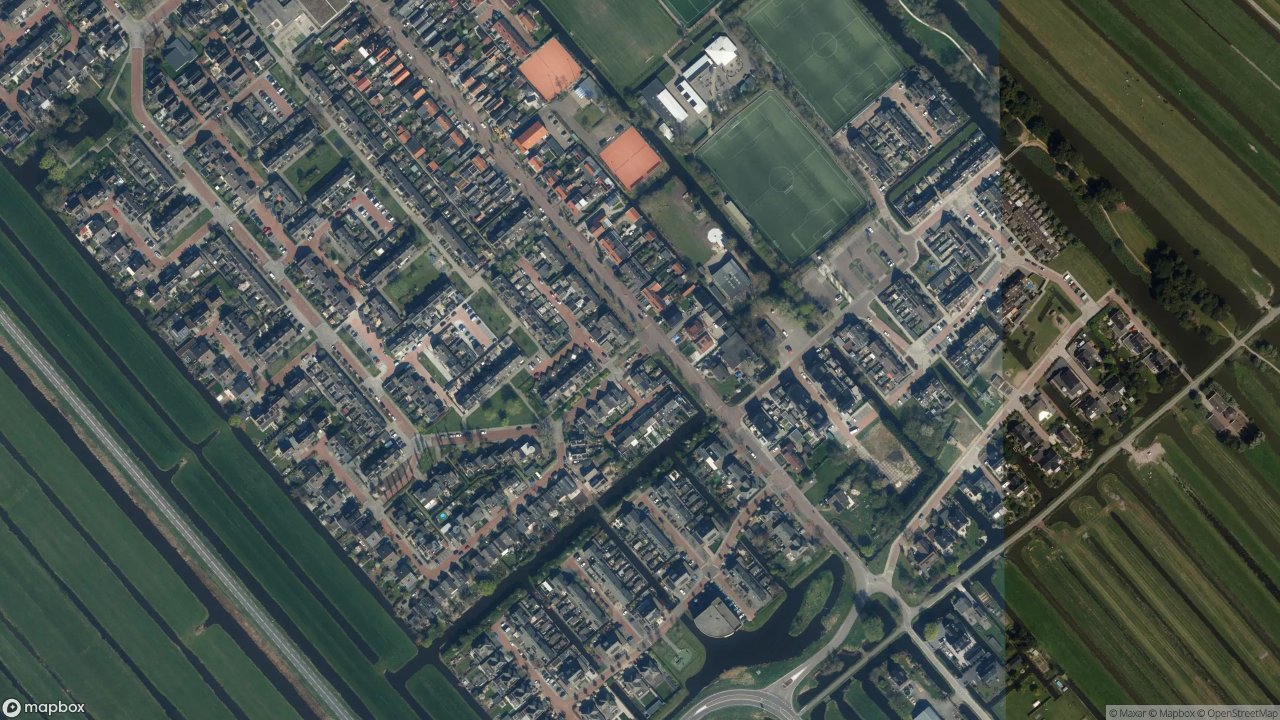 Satellietfoto 2935AL Ouderkerk aan den IJssel