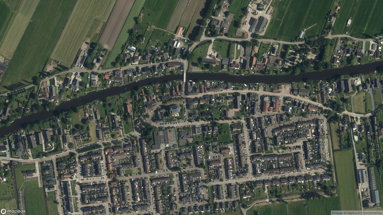 Satellietfoto 2969AJ Oud-Alblas