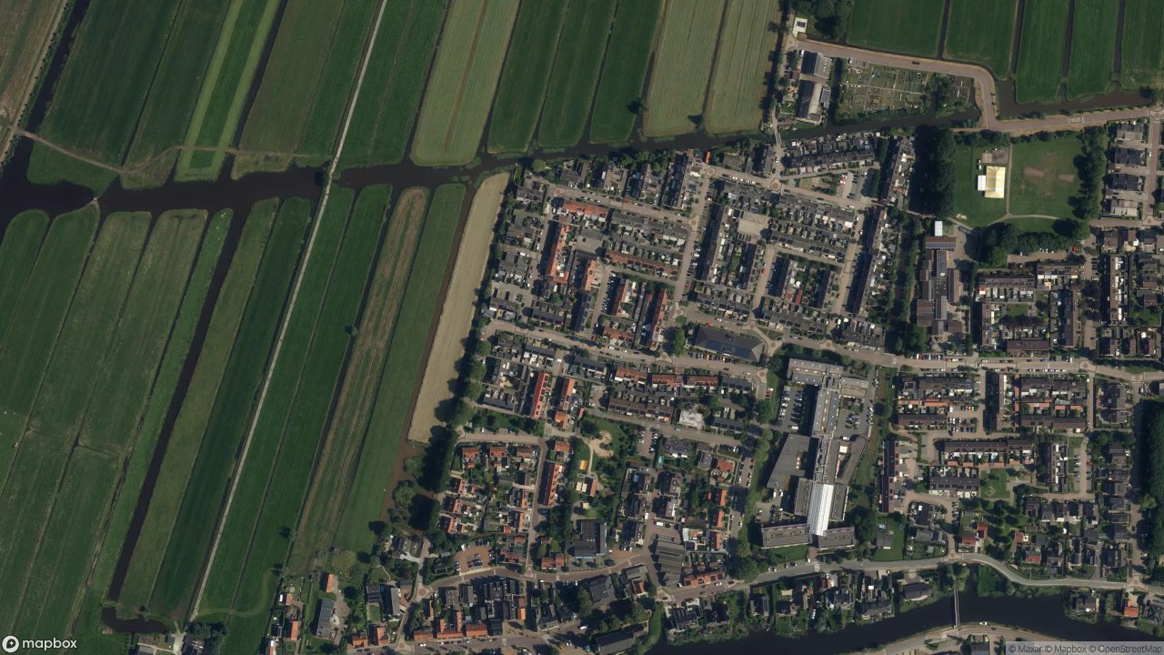 Satellietfoto 2971AA Bleskensgraaf ca