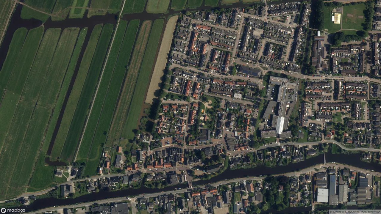 Satellietfoto 2971AG Bleskensgraaf ca