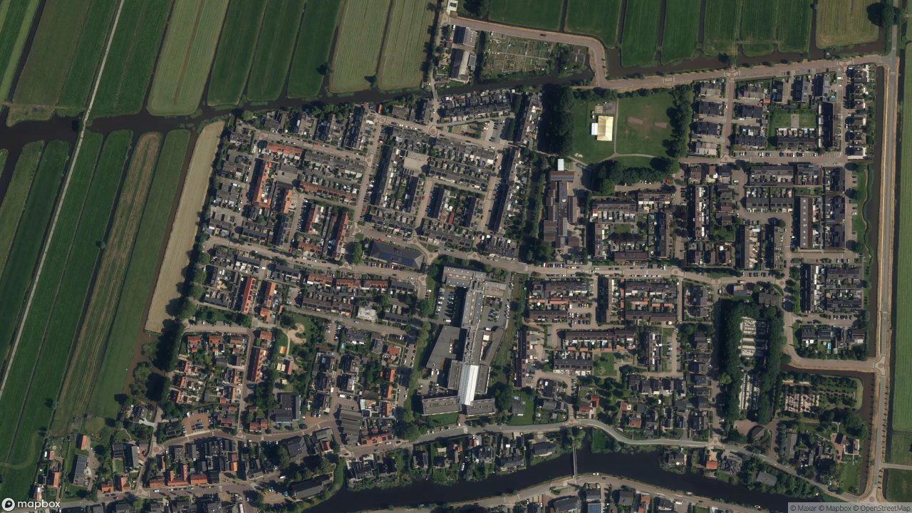 Satellietfoto 2971AN Bleskensgraaf ca