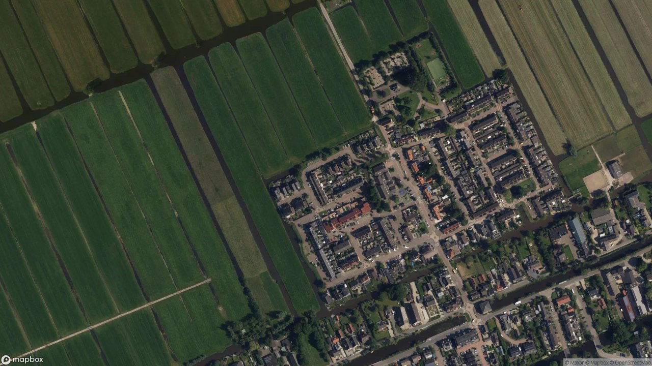 Satellietfoto 2974BM Brandwijk