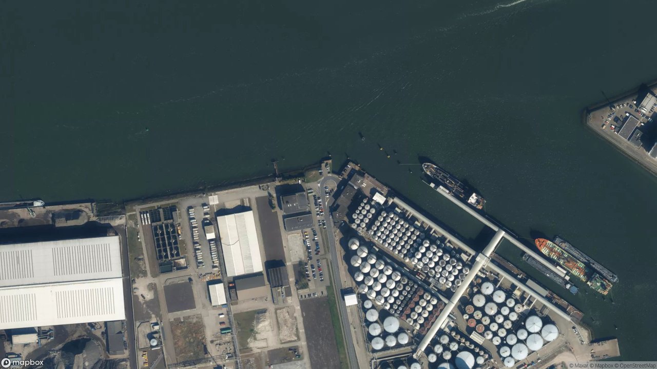 Satellietfoto 3196KE Vondelingenplaat Rotterdam