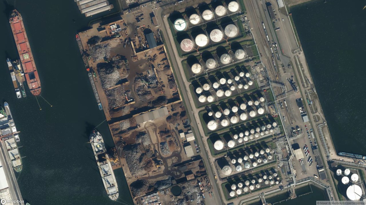 Satellietfoto 3197KL Botlek Rotterdam