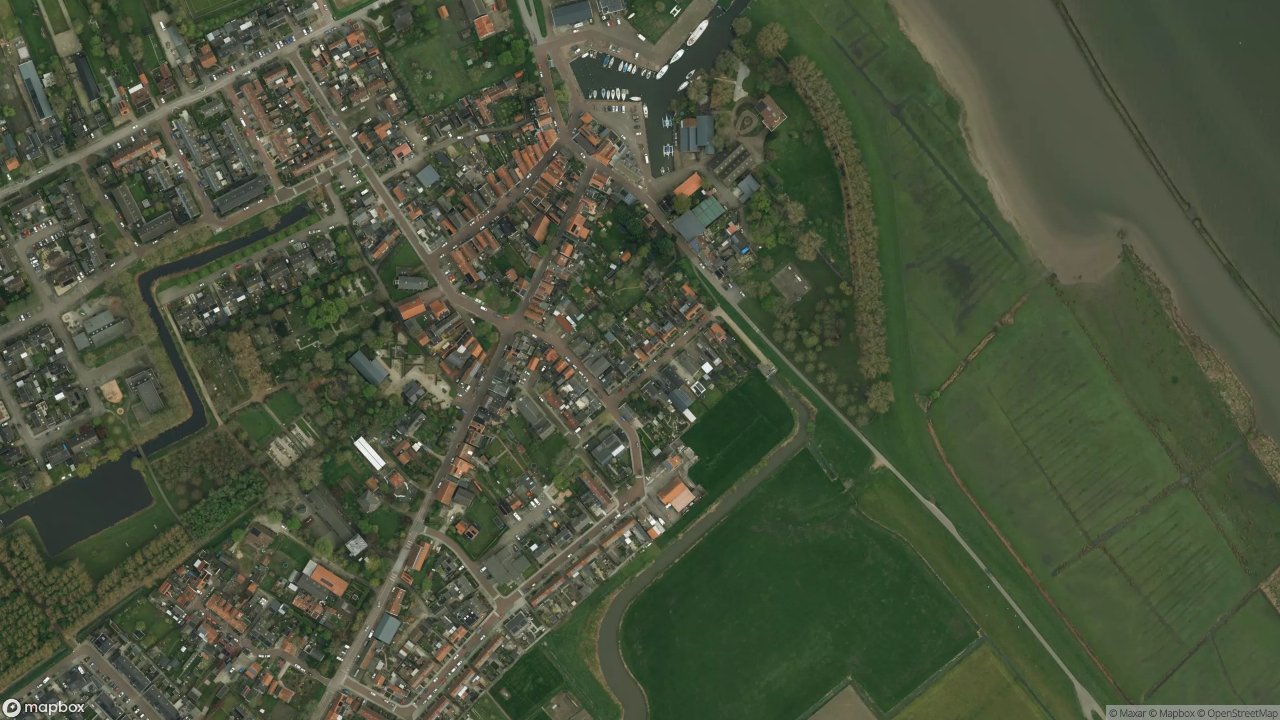 Satellietfoto 3243AE Stad aan 't Haringvliet