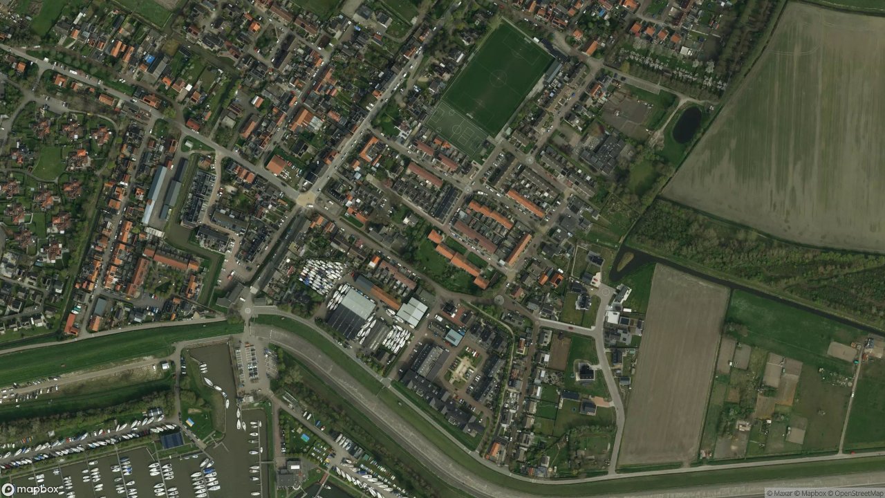 Satellietfoto 3249AL Herkingen