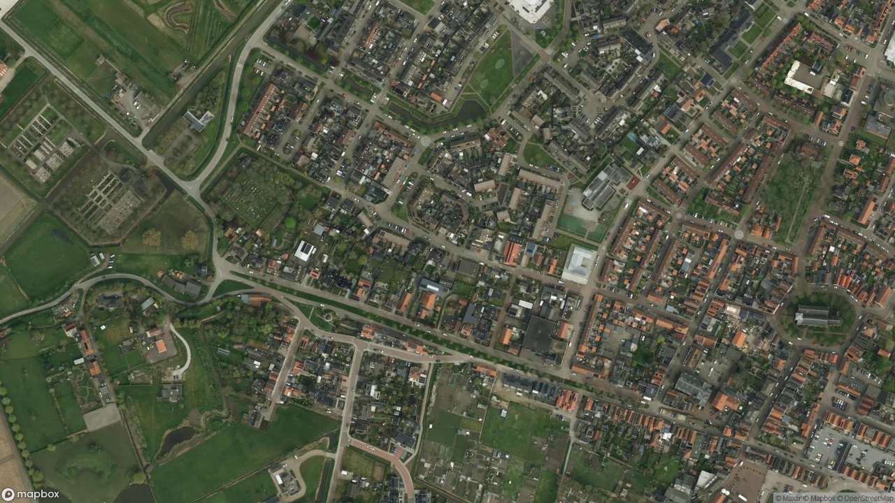 Satellietfoto 3255AE Oude-Tonge