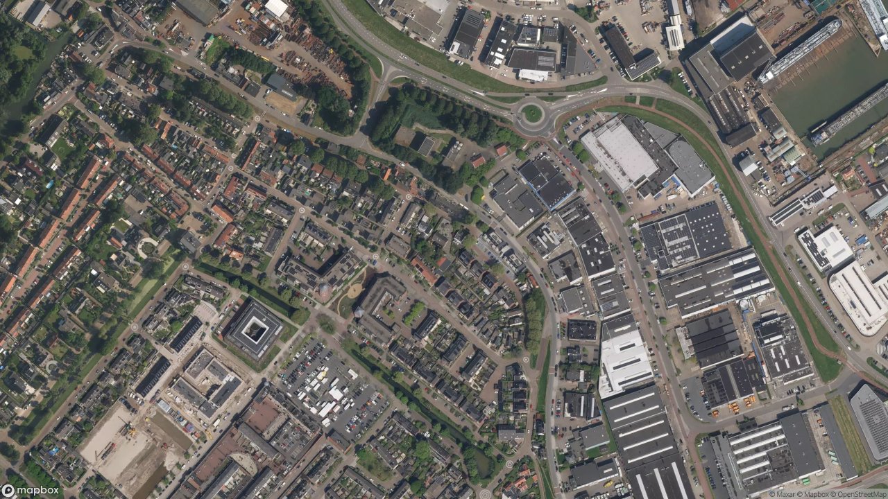Satellietfoto 3341BK Hendrik-Ido-Ambacht