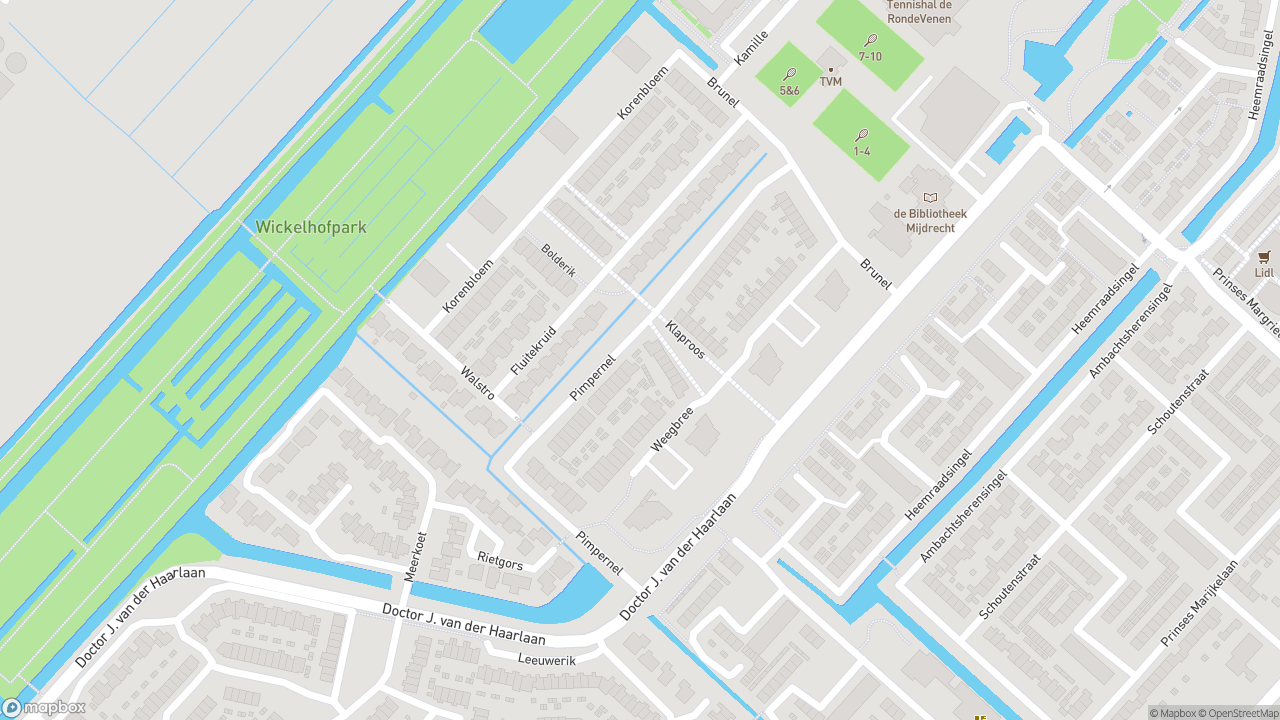 Street Map for 3641VE