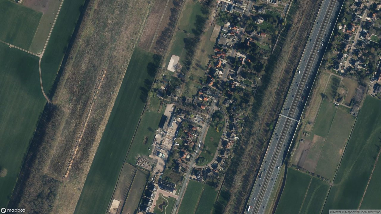 Satellietfoto 3739JS Hollandsche Rading