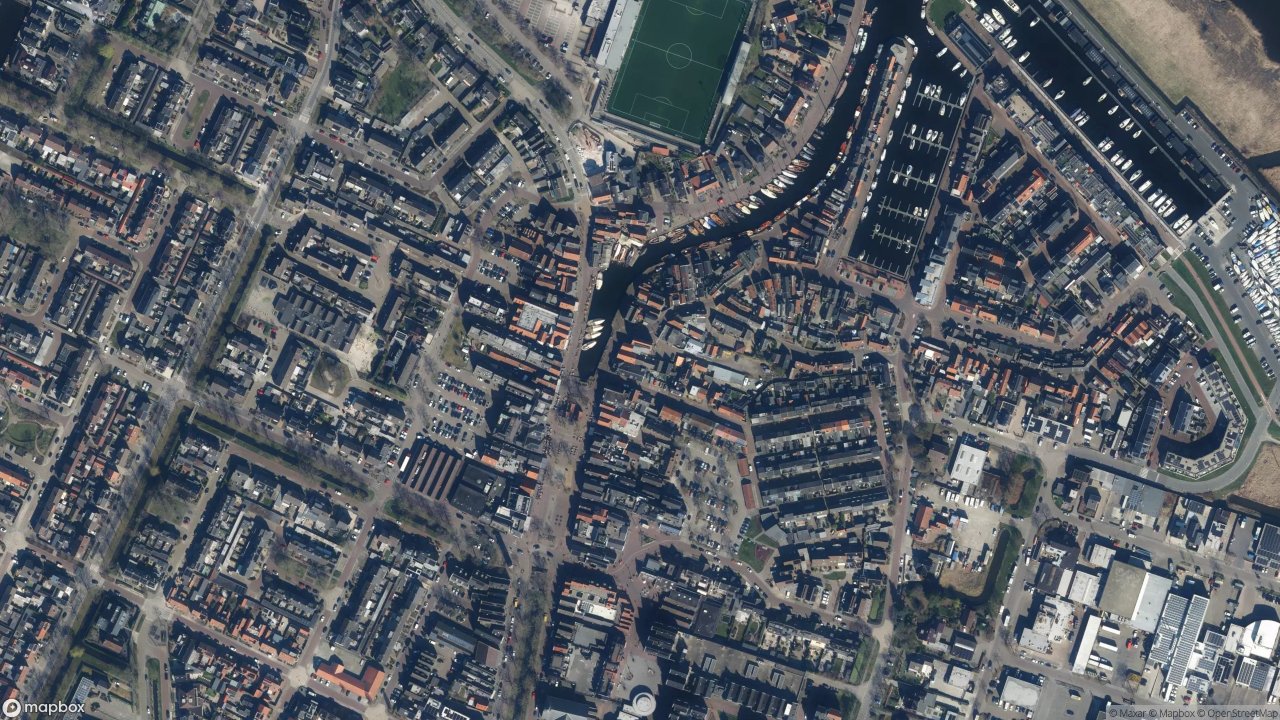 Satellietfoto 3751AP Bunschoten-Spakenburg