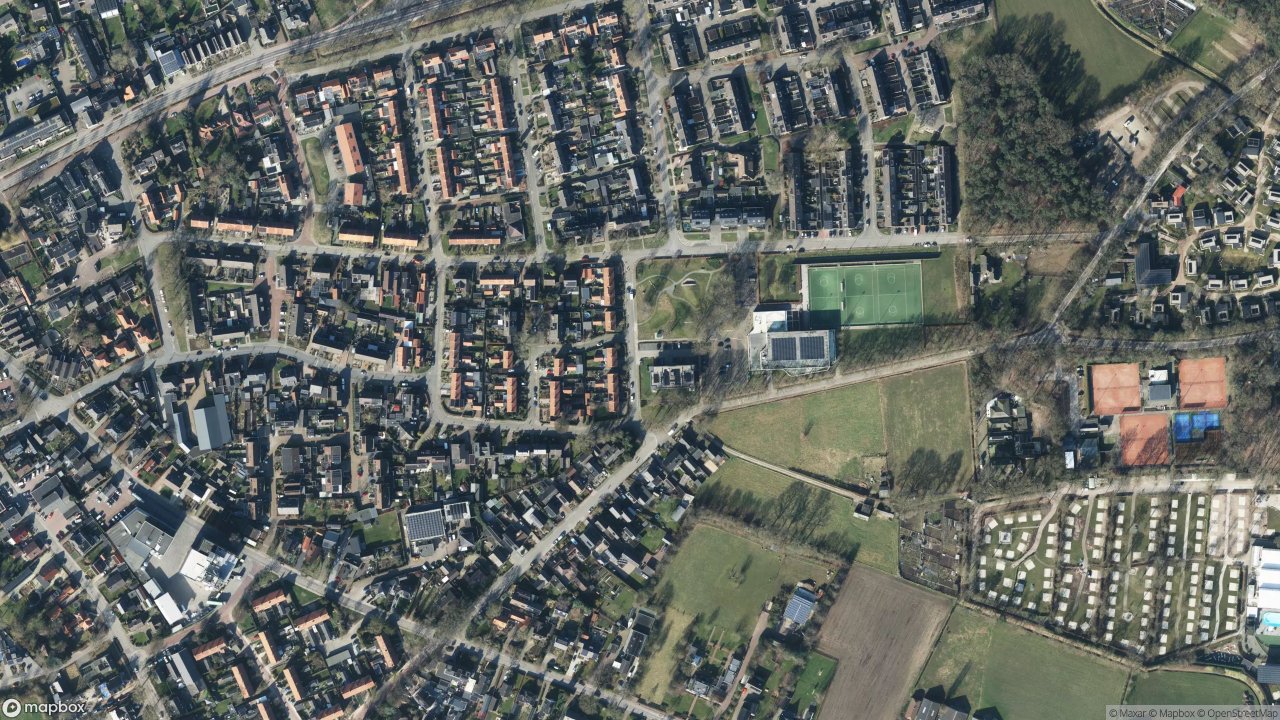 Satellietfoto 3781BM Voorthuizen