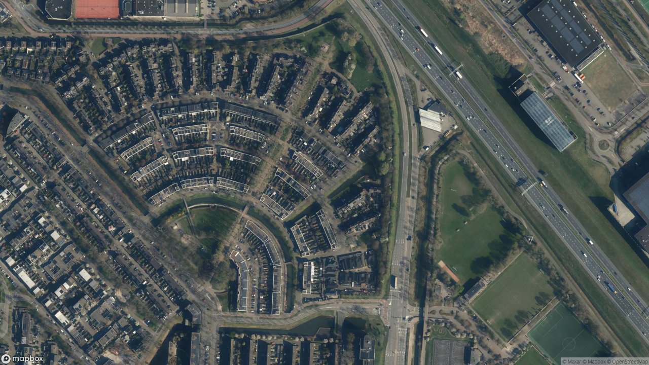 Satellietfoto 3822AD Amersfoort