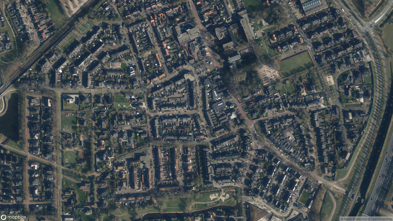 Satellietfoto 3829AK Hooglanderveen