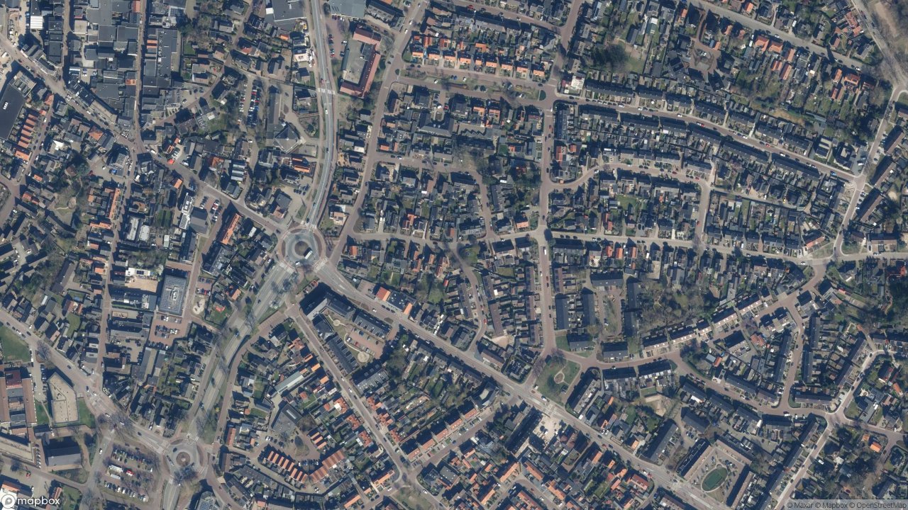 Satellietfoto 3881GD Putten