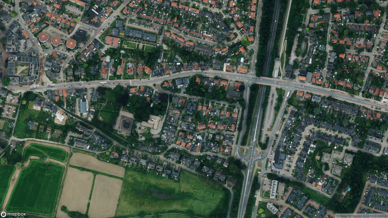 Satellietfoto 3911AM Rhenen