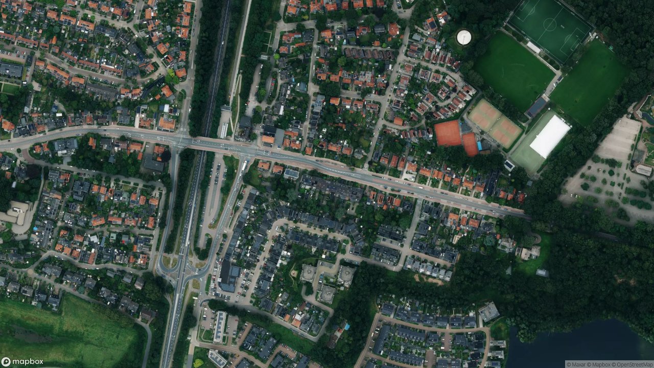 Satellietfoto 3911AW Rhenen