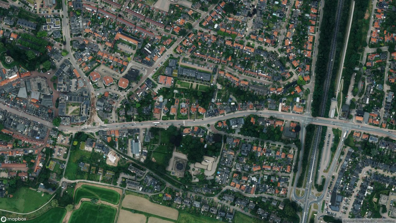 Satellietfoto 3911JC Rhenen