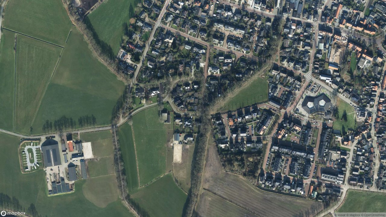 Satellietfoto 3925BG Scherpenzeel