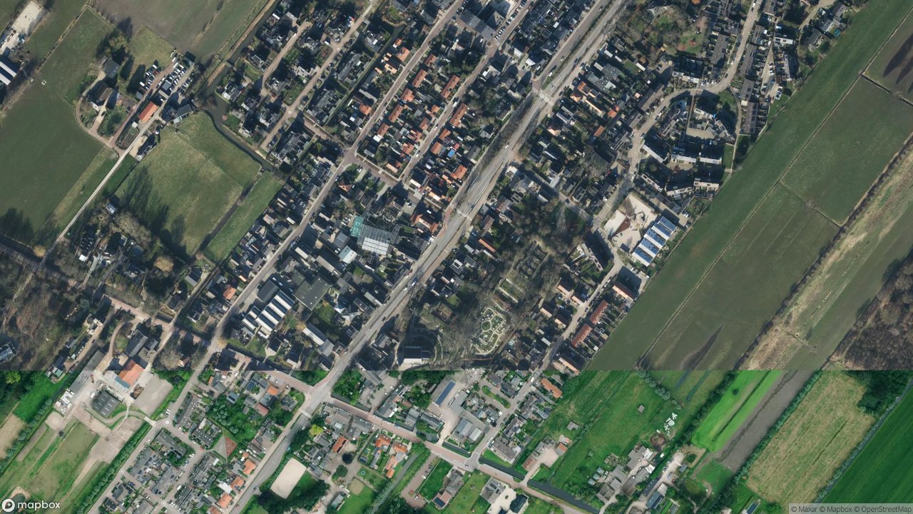 Satellietfoto 3947MA Langbroek