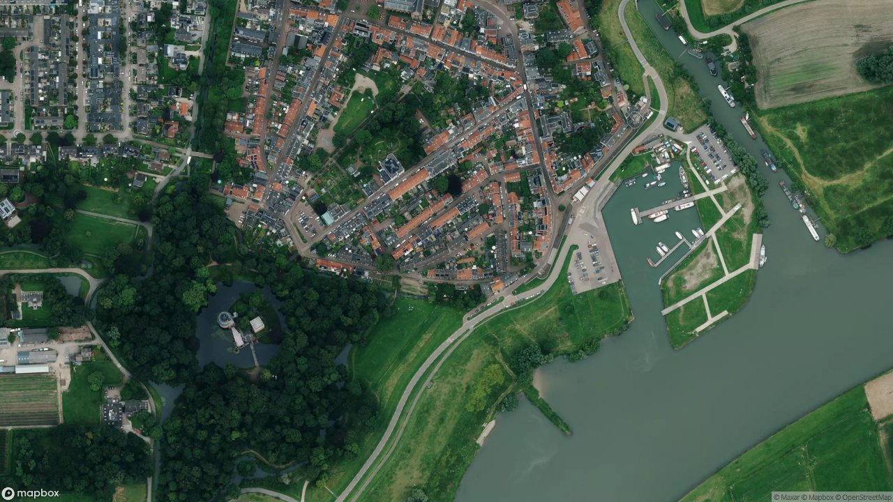 Satellietfoto 3961AD Wijk bij Duurstede