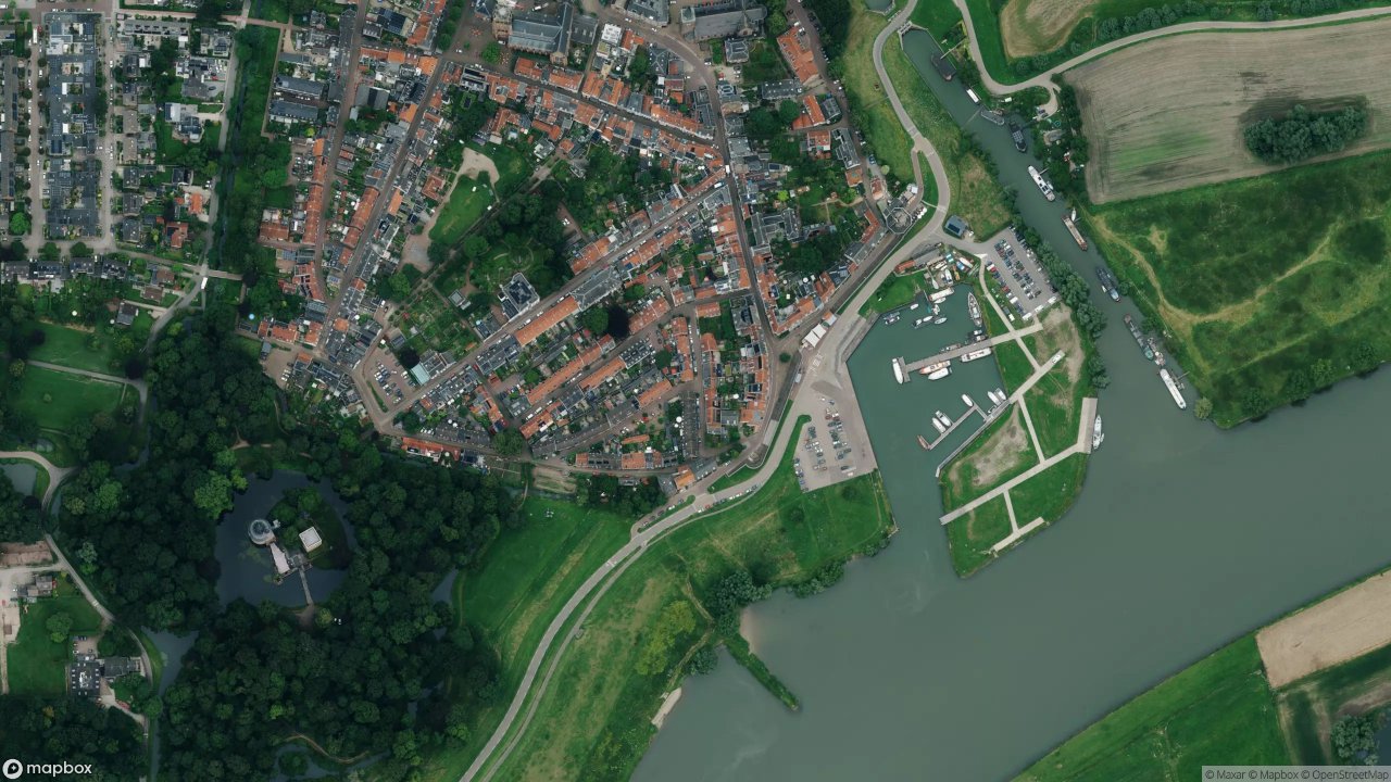 Satellietfoto 3961AE Wijk bij Duurstede